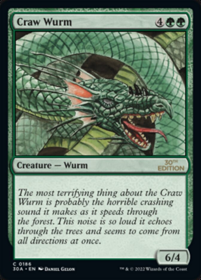 Craw Wurm [Édition 30e anniversaire] 