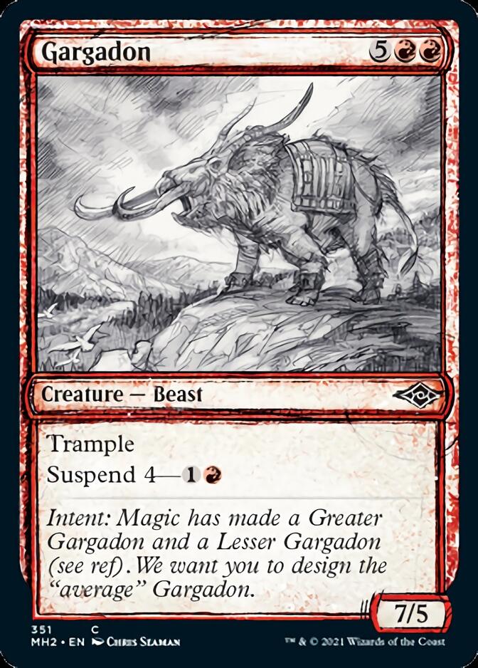 Gargadon (esquisse) [Horizons modernes 2] 