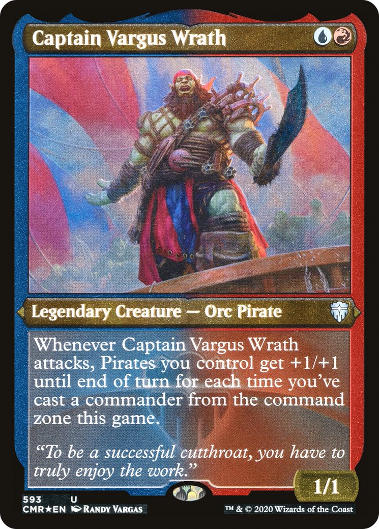 Capitaine Vargus Wrath (gravé) [Commander Legends] 