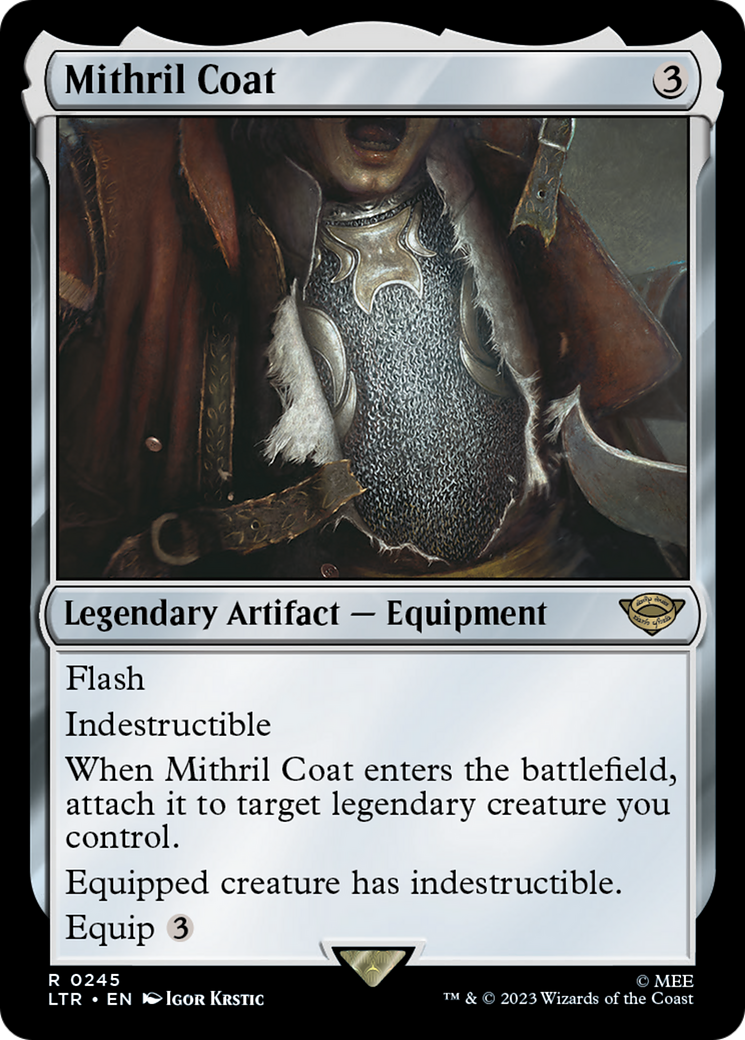 Manteau en mithril [Le Seigneur des Anneaux : Les Contes de la Terre du Milieu] 