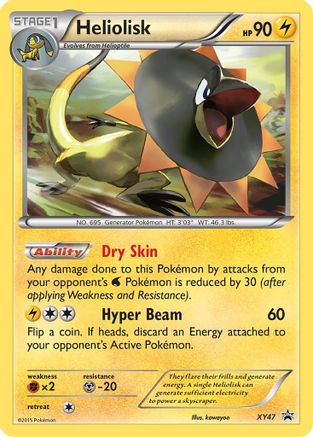 Heliolisk - XY47  - Holofoil - Promo