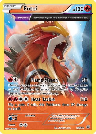 Entei (15) (15) 015  - Holofoil - Holo Rare