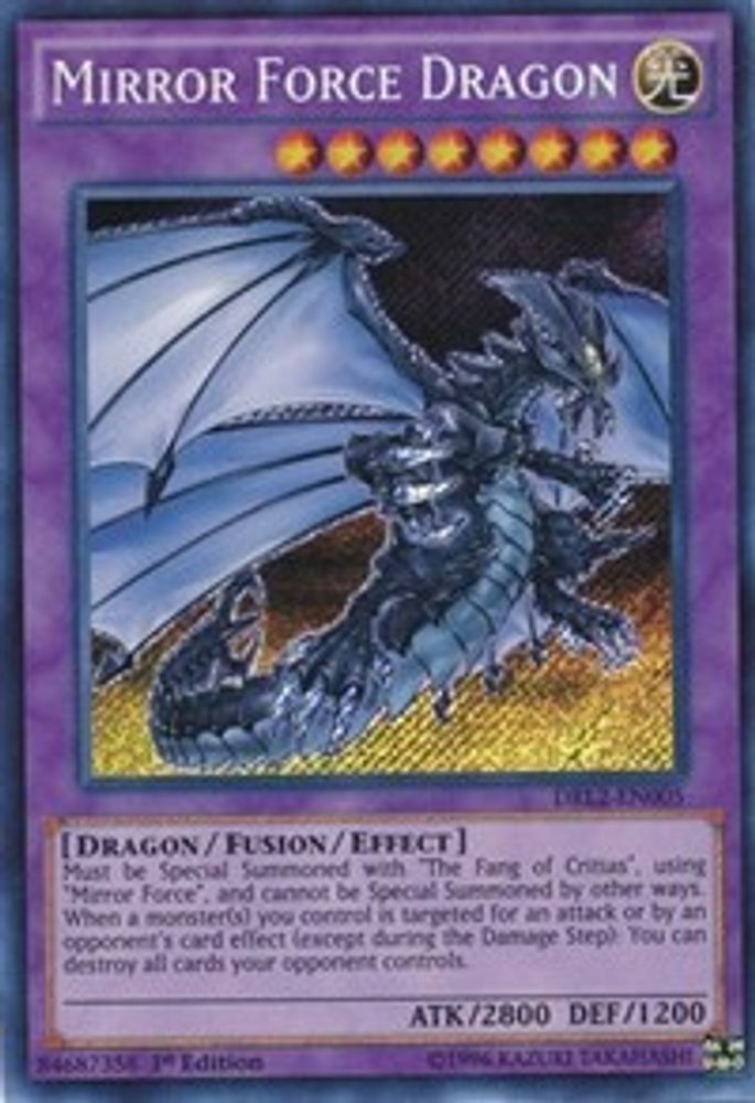 Mirror Force Dragon (DRL2-EN005) - Secret Rare