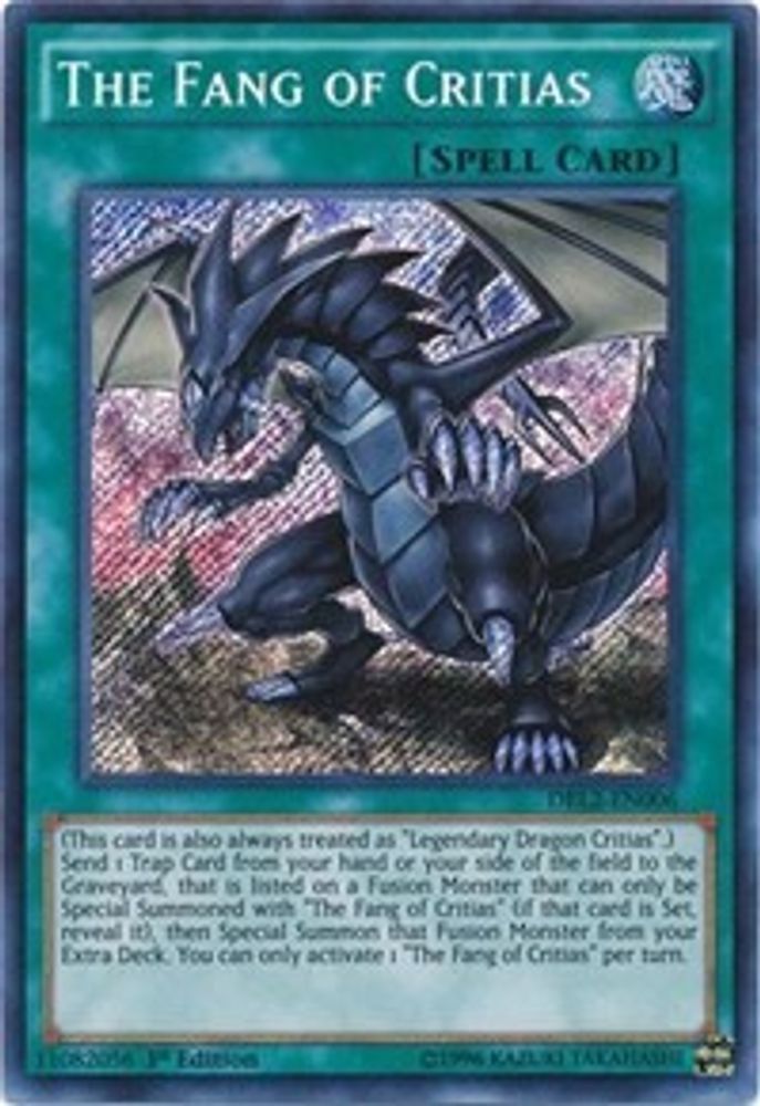 Le Croc de Critias [DRL2-EN006] Secret Rare 