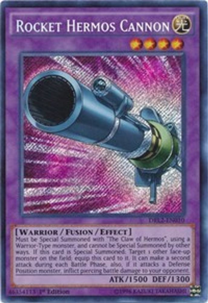 Canon Rocket Hermos [DRL2-EN010] Secret Rare 