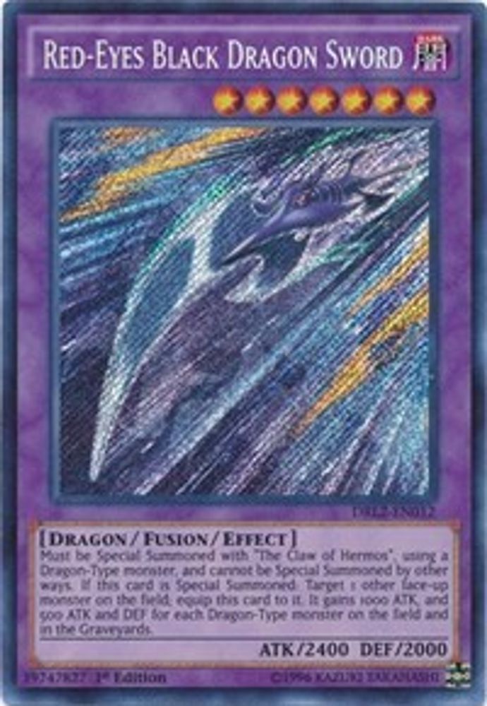 Red-Eyes Black Dragon Sword (DRL2-EN012) - Secret Rare