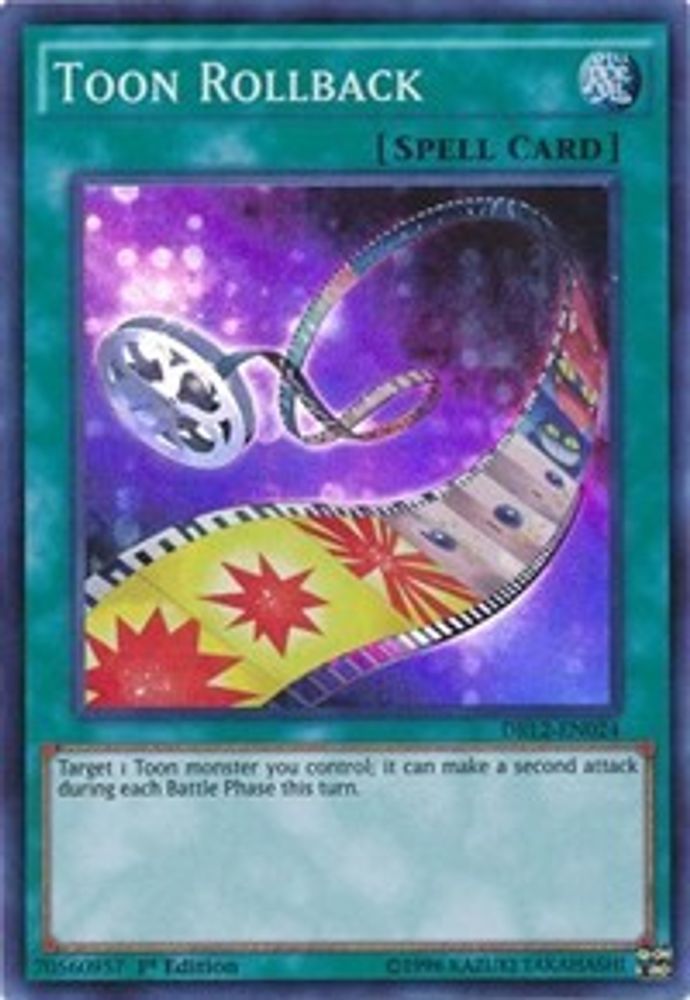 Toon Rollback (DRL2-EN024) - Super Rare