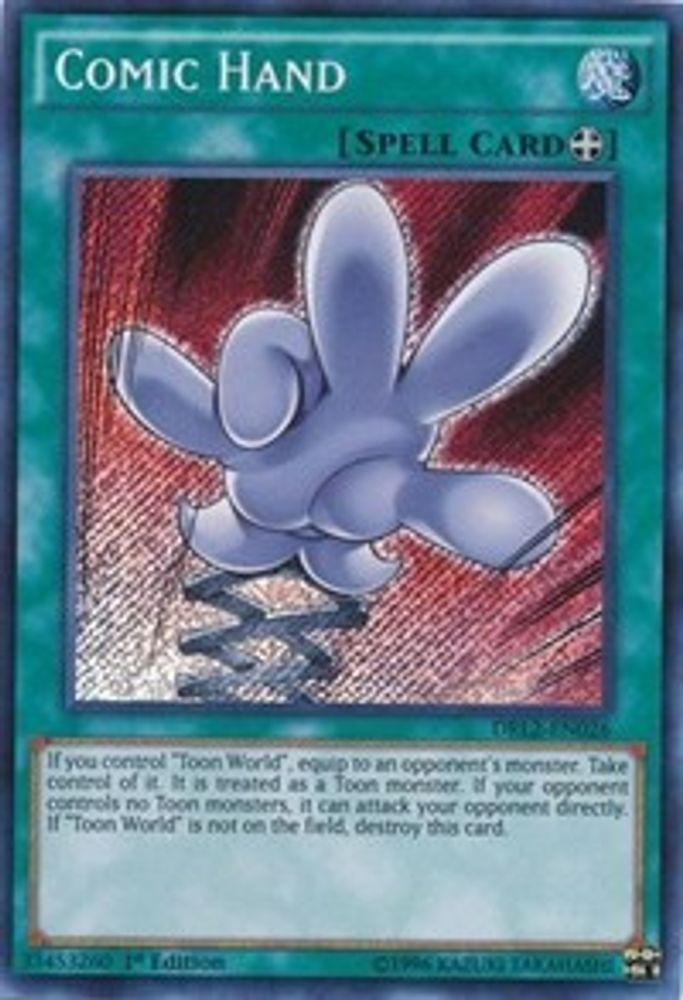 Comic Hand (DRL2-EN026) - Secret Rare