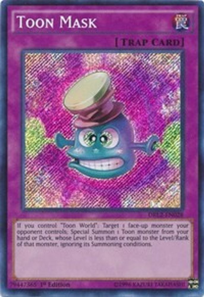 Toon Mask (DRL2-EN028) - Secret Rare