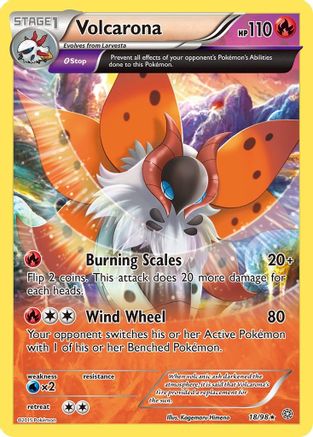 Volcarona (18) (18) 018  - Rare