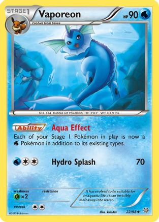 Vaporeon 022  - Uncommon