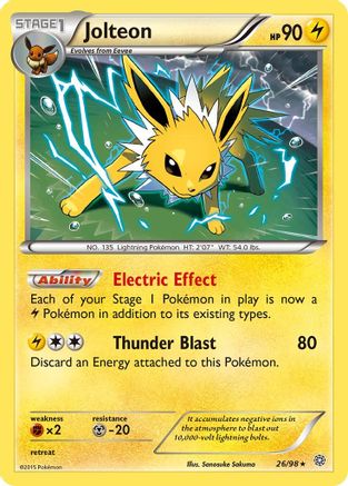 Jolteon 026  - Holofoil - Holo Rare