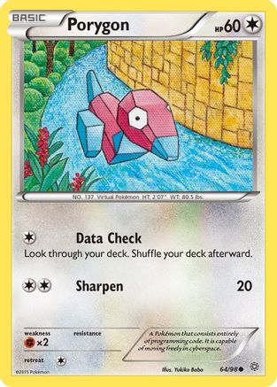 Porygon 064  - Common