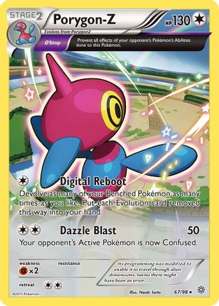 Porygon (67) 067  - Holofoil - Holo Rare