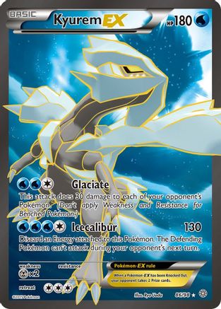 Kyurem EX (86 Full Art)/98  - Holofoil - Ultra Rare
