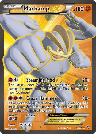 Machamp EX (90 Full Art)/98  - Holofoil - Ultra Rare