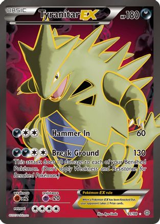 Tyranitar EX (91 Full Art)  - Holofoil - Ultra Rare
