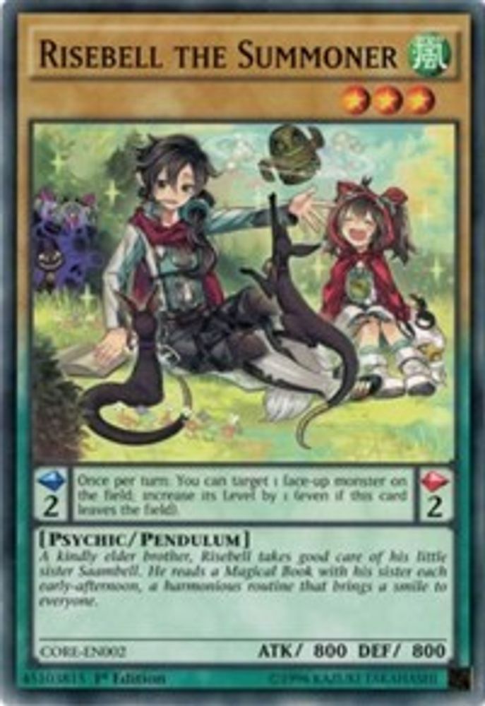 Risebell the Summoner (CORE-EN002) - Common