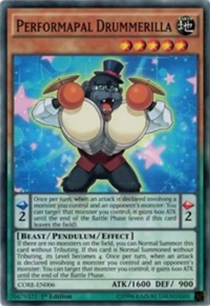 Performapal Drummerilla (CORE-EN006) - Common