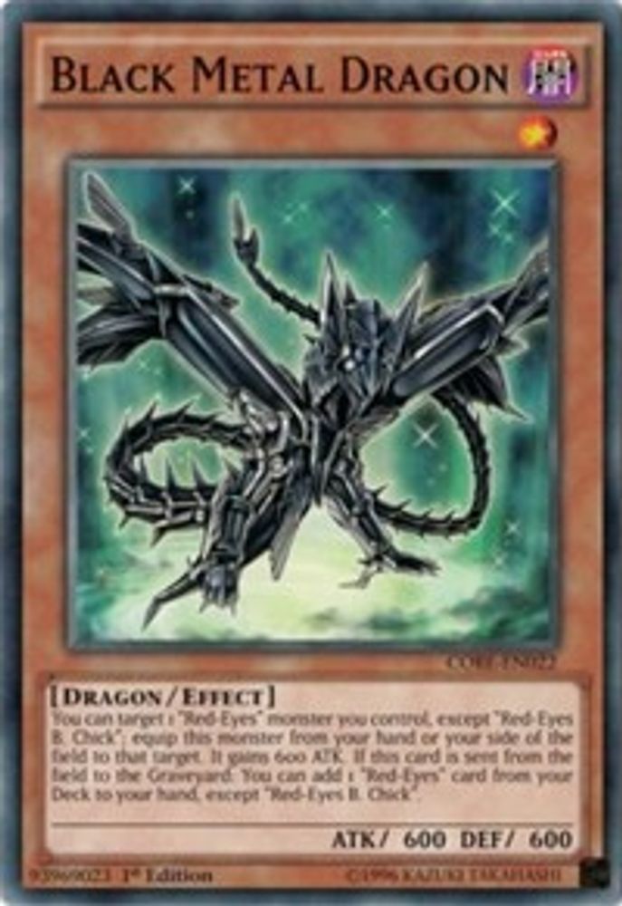 Dragon de métal noir [CORE-EN022] Commun 