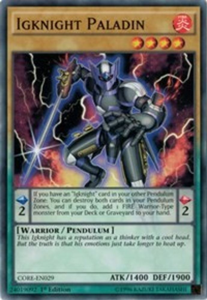 Paladin Igknight [CORE-EN029] Commun 