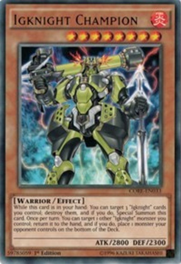 Champion Igknight [CORE-EN033] Rare 