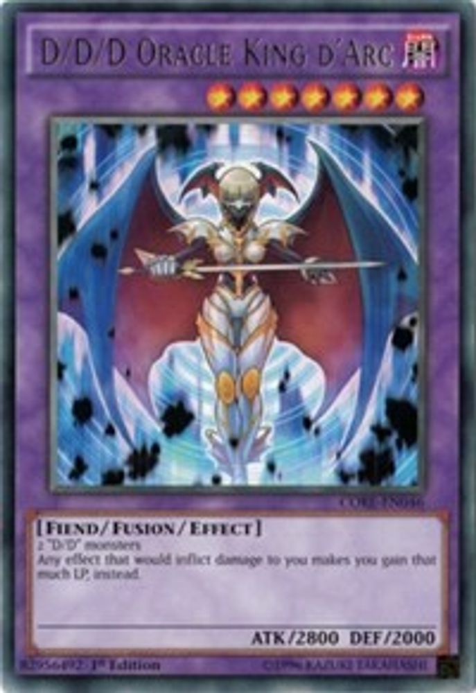 D/D/D Oracle Roi d'Arc [CORE-EN046] Rare 