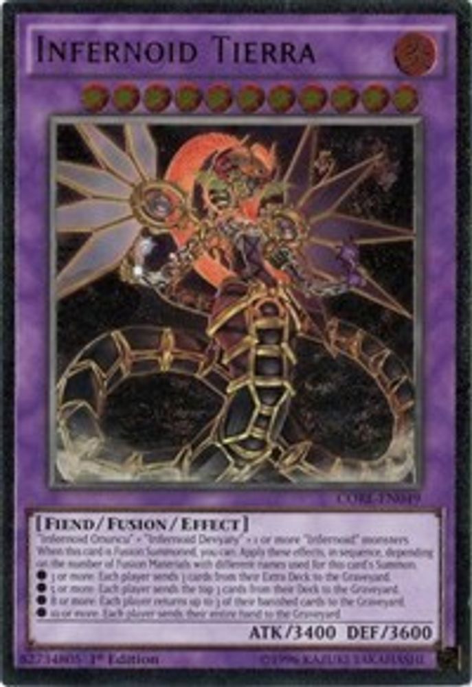 Infernoid Tierra (UTR) (CORE-EN049) - Ultimate Rare