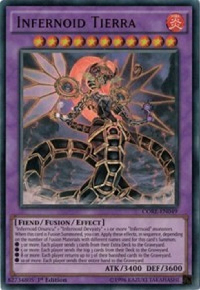 Infernoid Tierra (CORE-EN049) - Ultra Rare