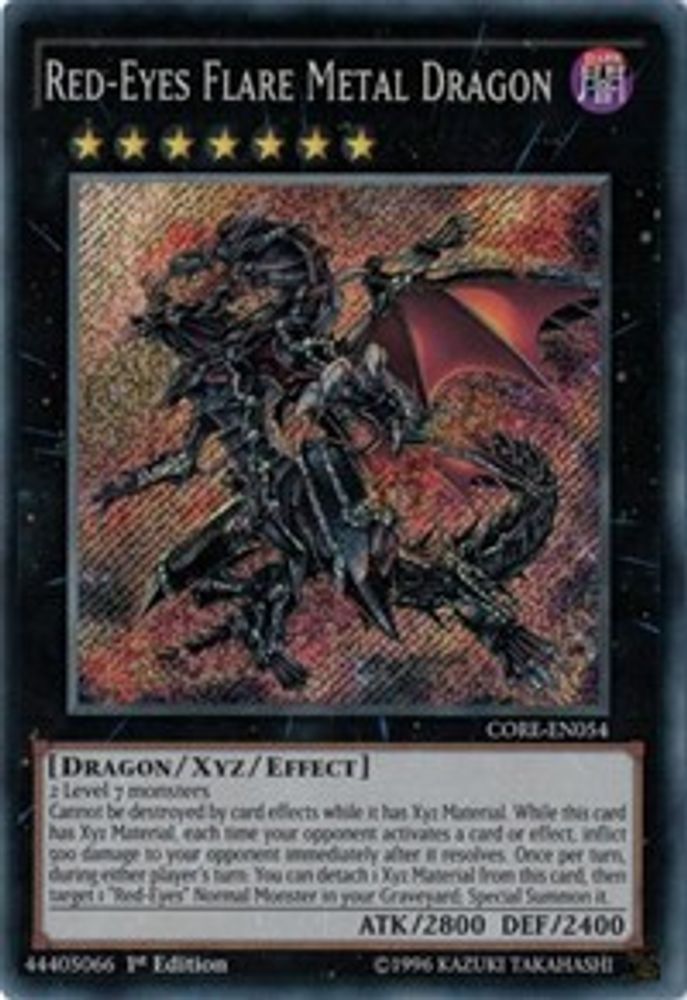 Dragon de métal évasé aux yeux rouges [CORE-EN054] Secret Rare 