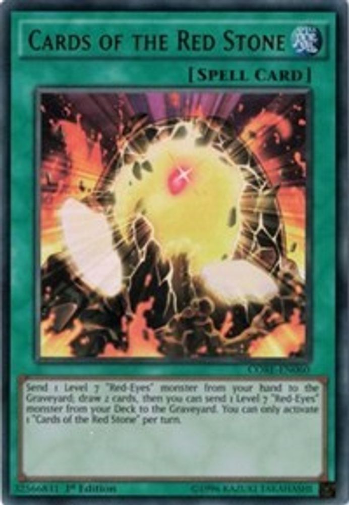 Cards of the Red Stone (CORE-EN060) - Ultra Rare