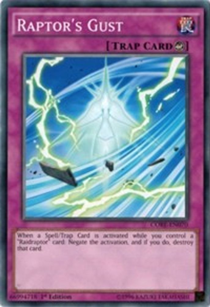 Raptor's Gust (CORE-EN070) - Common