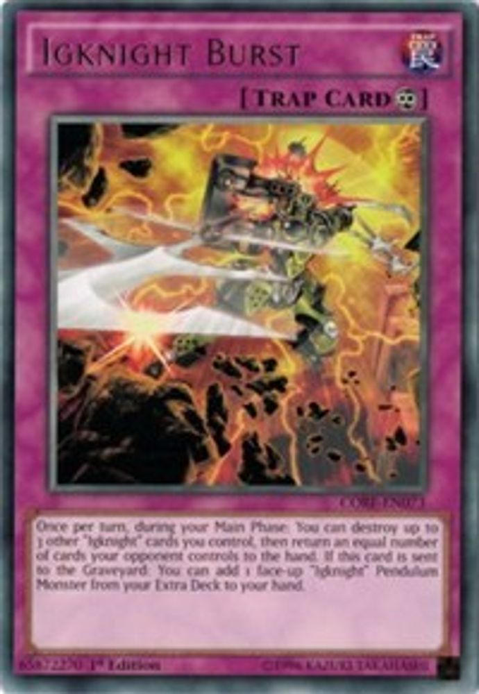 Igknight Burst [CORE-EN073] Rare 