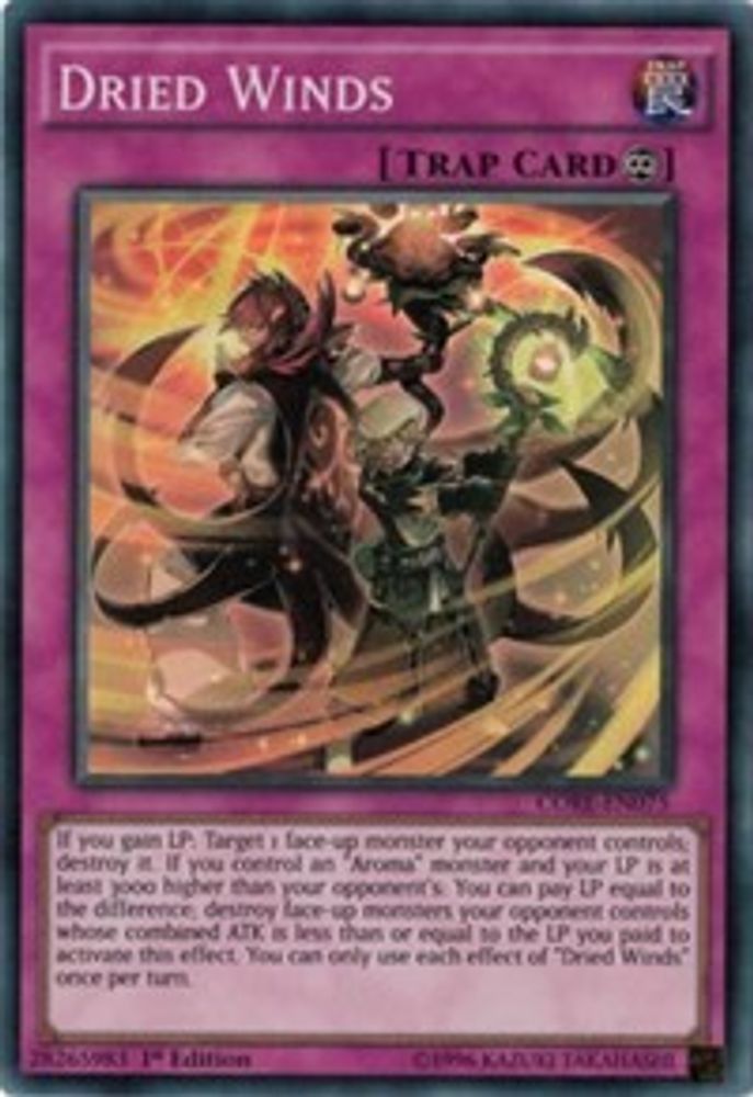 Vents séchés [CORE-EN075] Super Rare 
