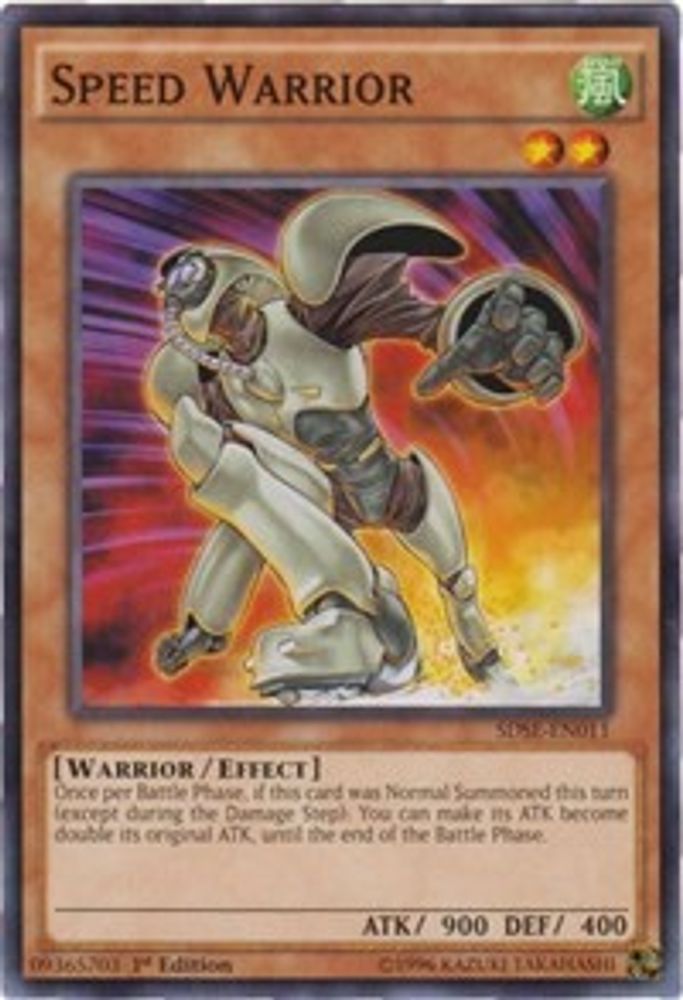 Speed Warrior (SDSE-EN011) - Common