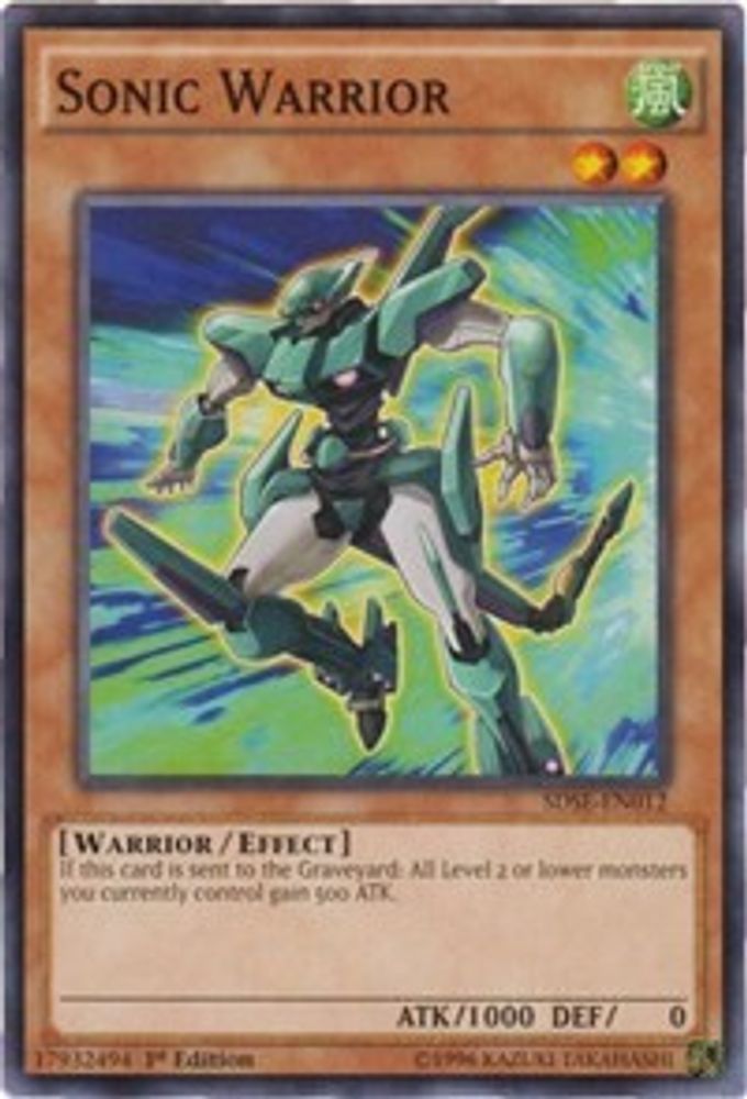 Sonic Warrior (SDSE-EN012) - Common