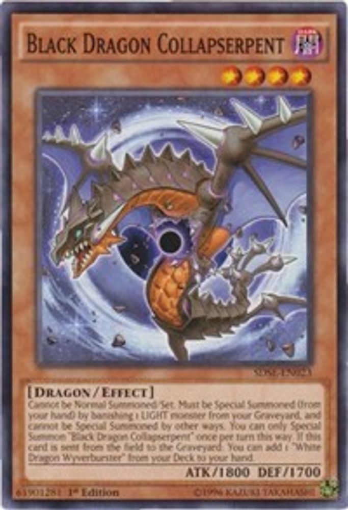 Black Dragon Collapserpent (SDSE-EN023) - Common
