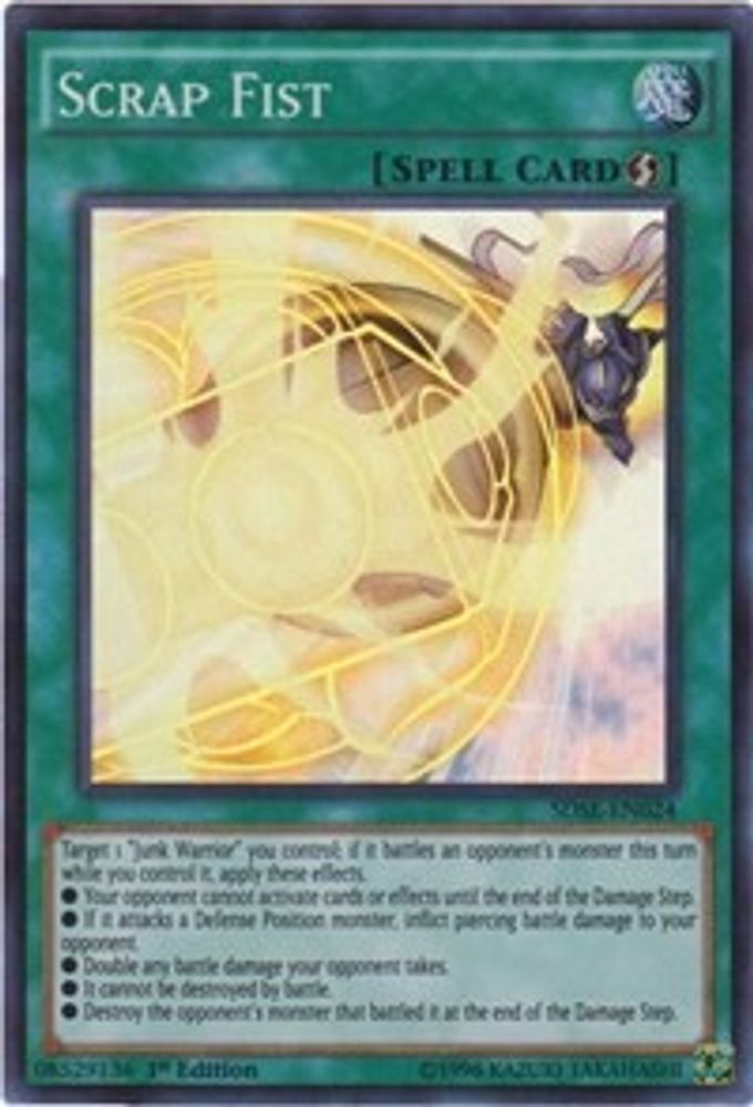 Scrap Fist (SDSE-EN024) - Super Rare