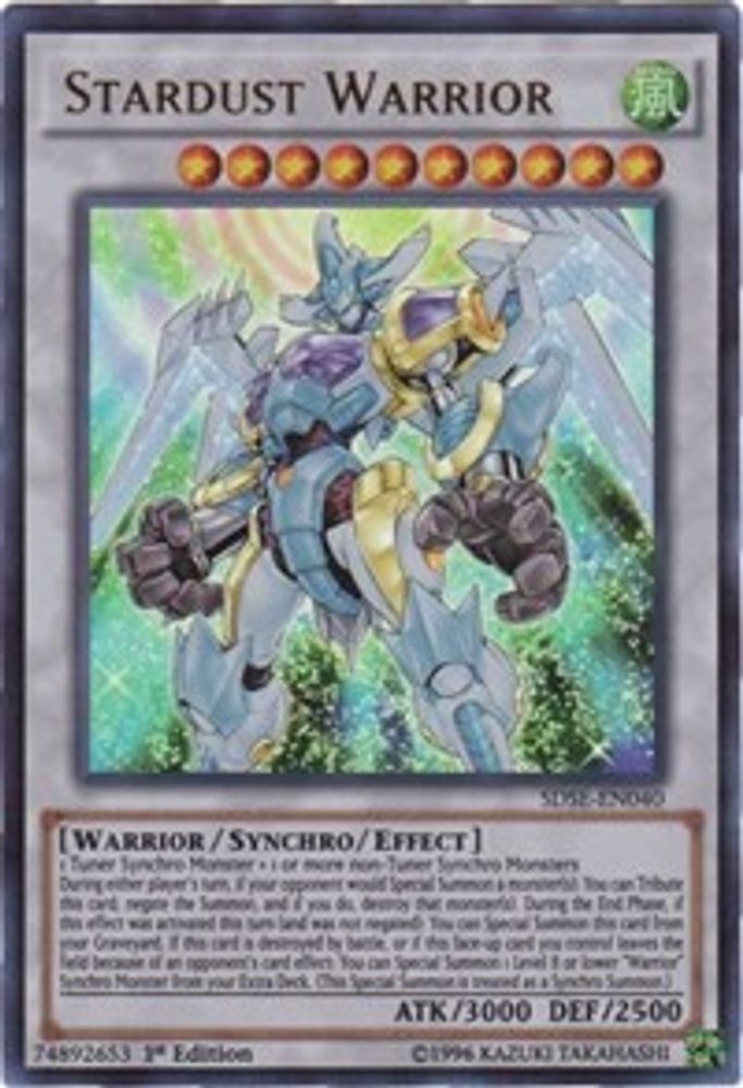 Stardust Warrior (SDSE-EN040) - Ultra Rare