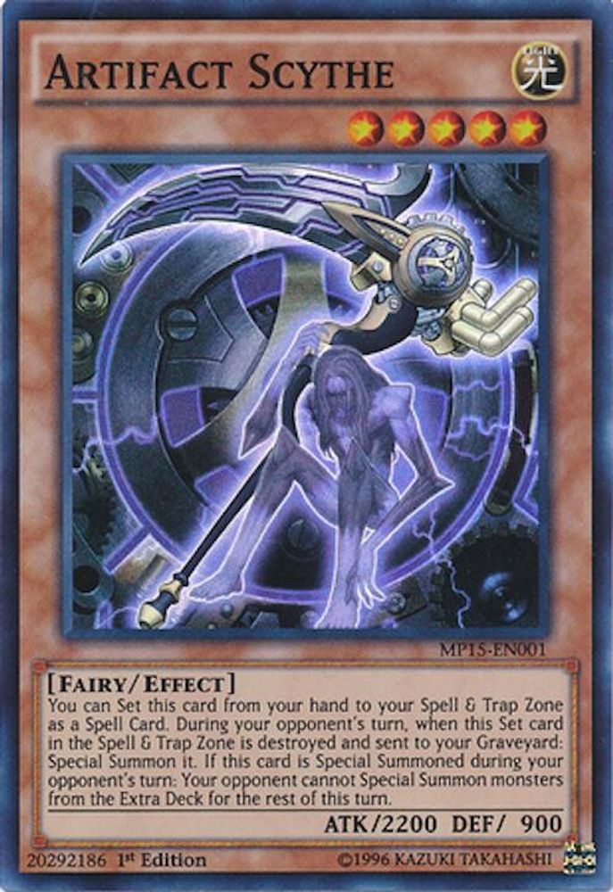 Artifact Scythe (MP15-EN001) - Super Rare