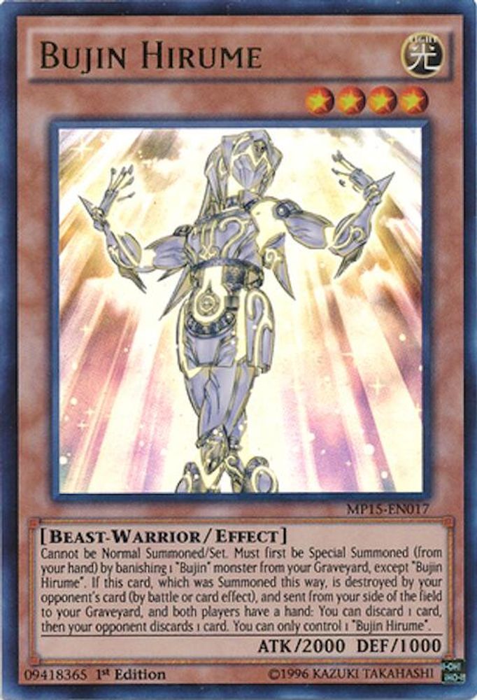 Bujin Hirume (MP15-EN017) - Ultra Rare