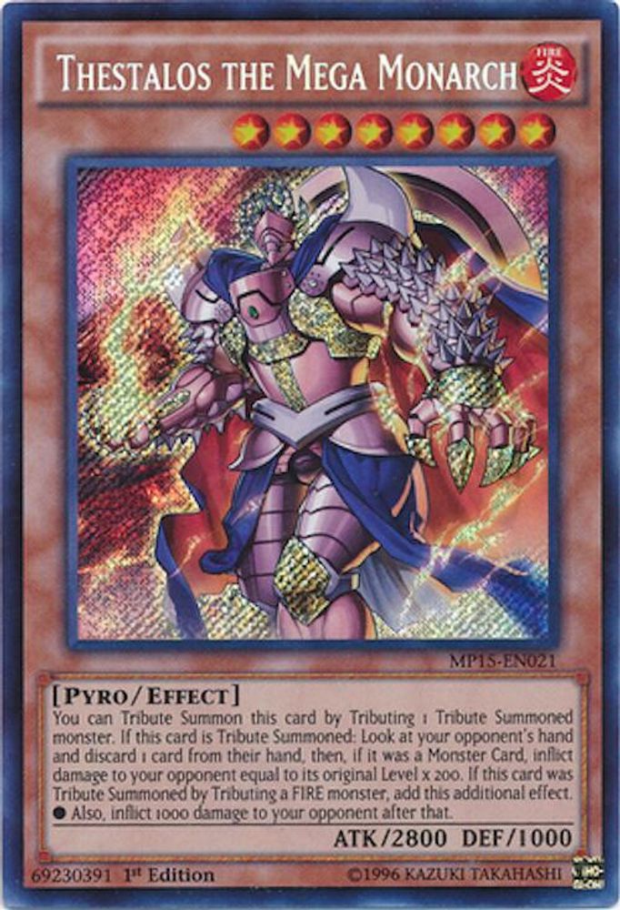 Thestalos the Mega Monarch (MP15-EN021) - Secret Rare