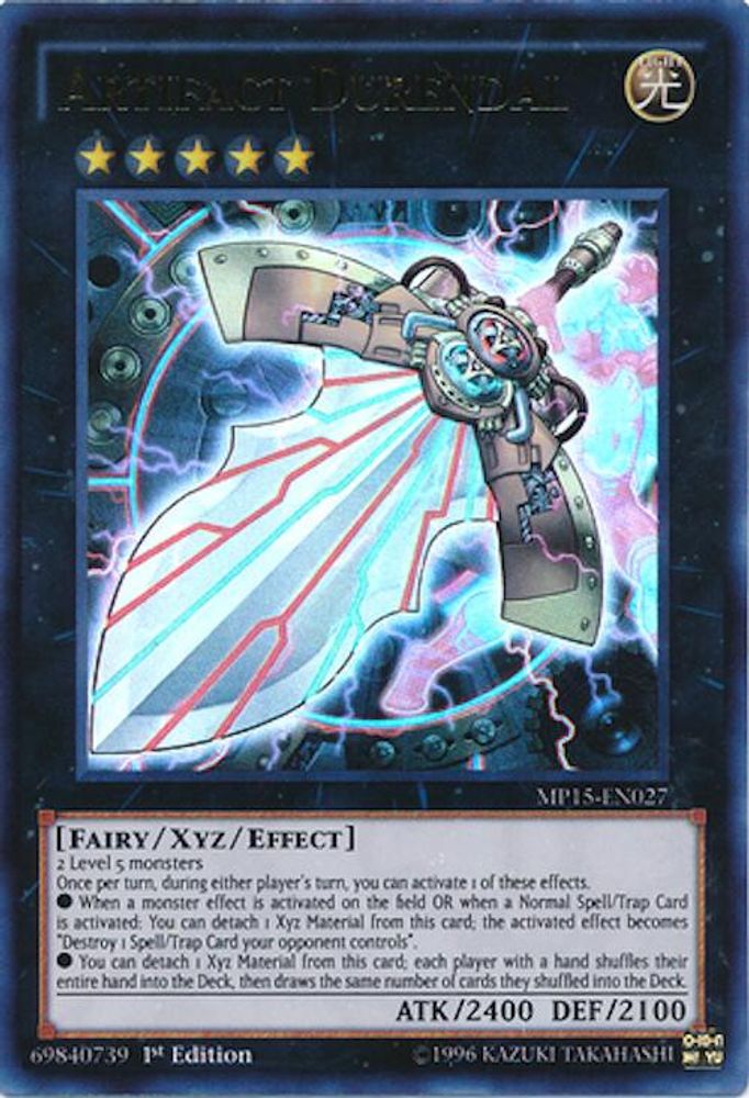Artefact Durendal [MP15-EN027] Ultra Rare 