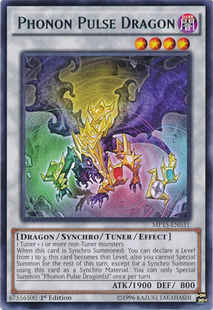 Phonon Pulse Dragon [MP15-EN031] Rare 