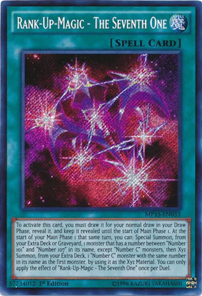 Rank-Up-Magic - The Seventh One (MP15-EN033) - Secret Rare