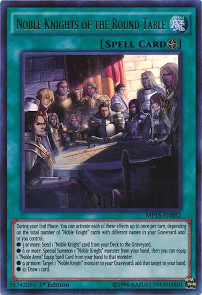 Nobles Chevaliers de la Table Ronde [MP15-EN052] Ultra Rare 