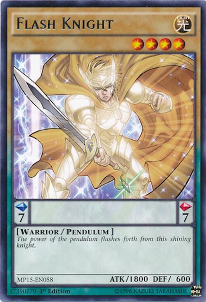Flash Knight (MP15-EN058) - Rare