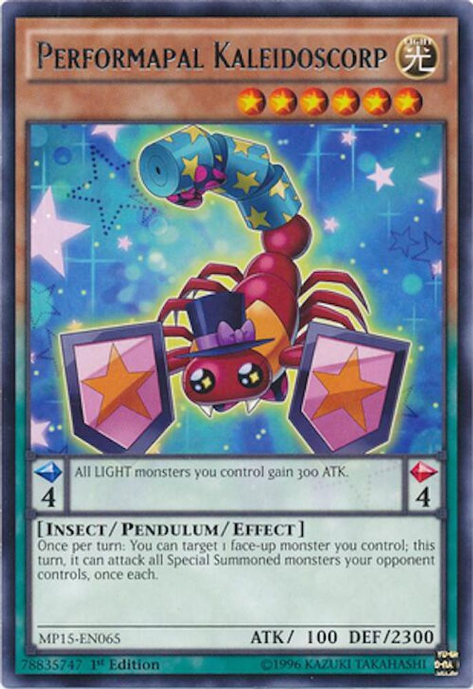 Performapal Kaleidoscorp [MP15-EN065] Rare 