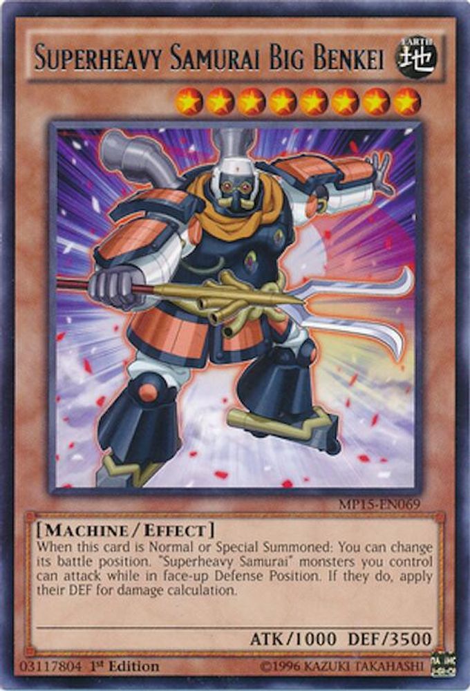 Superheavy Samurai Big Benkei (MP15-EN069) - Rare