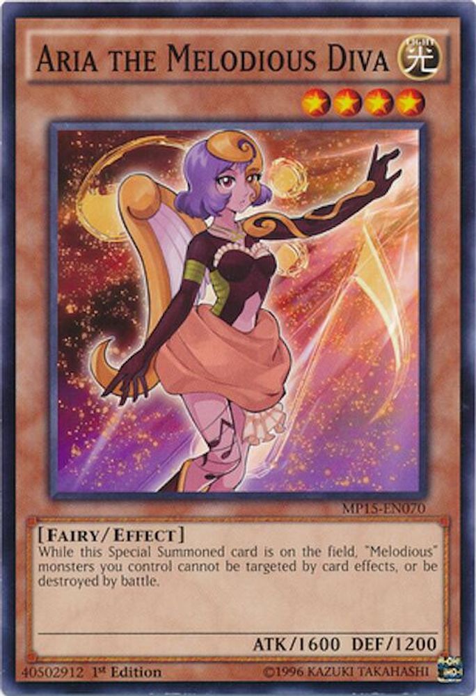 Aria the Melodious Diva (MP15-EN070) - Common